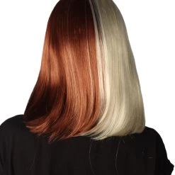 HPO Womens Two-tone Medium Bob Wig | Multiple Color Collection | Premium Breathable Capless Cap Women's Wigs 104 HPO Womens Two-tone Medium Bob Wig | Multiple Color Collection | Premium Breathable Capless Cap Women's Wigs