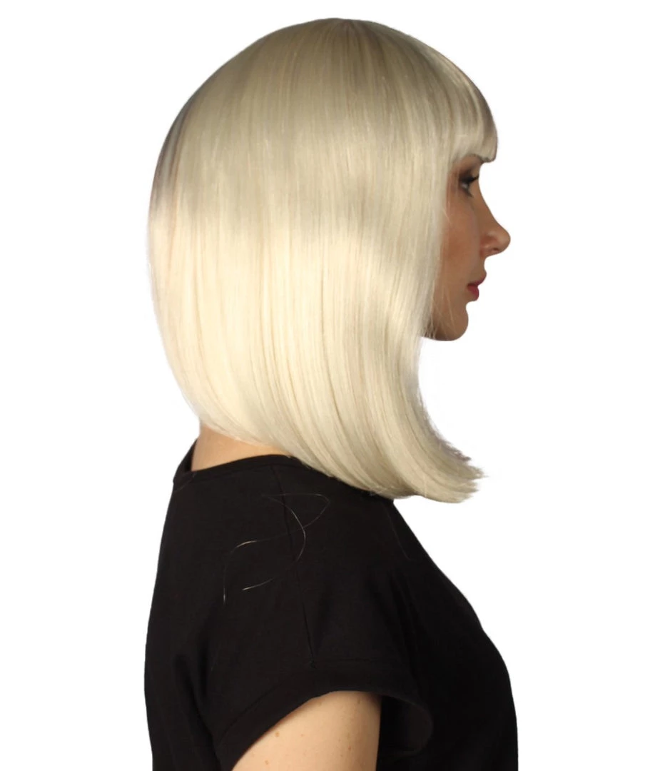 HPO Womens Two-tone Medium Bob Wig | Multiple Color Collection | Premium Breathable Capless Cap Women's Wigs 18 HPO Womens Two-tone Medium Bob Wig | Multiple Color Collection | Premium Breathable Capless Cap Women's Wigs