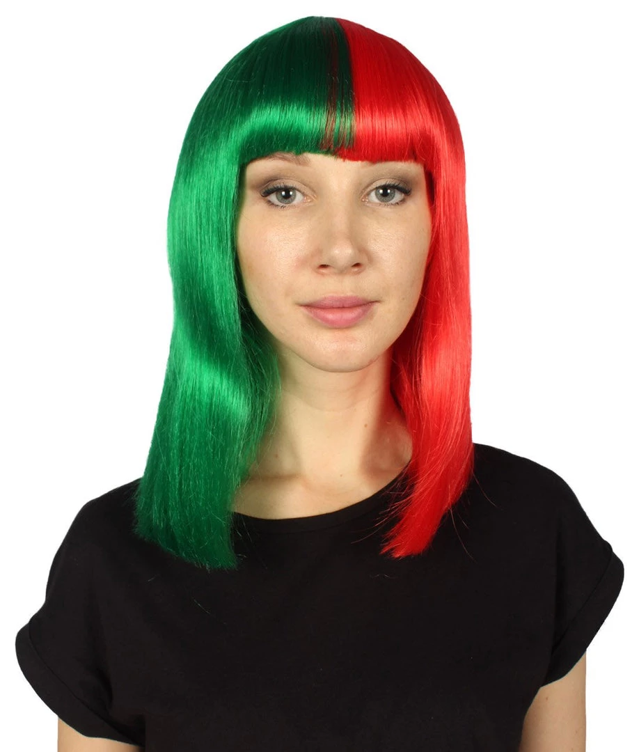 HPO Womens Two-tone Medium Bob Wig | Multiple Color Collection | Premium Breathable Capless Cap Women's Wigs 20 HPO Womens Two-tone Medium Bob Wig | Multiple Color Collection | Premium Breathable Capless Cap Women's Wigs