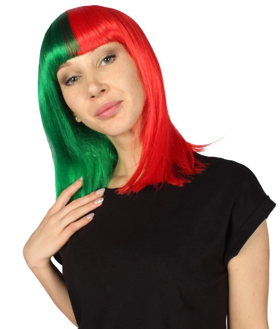 HPO Womens Two-tone Medium Bob Wig | Multiple Color Collection | Premium Breathable Capless Cap Women's Wigs 21 HPO Womens Two-tone Medium Bob Wig | Multiple Color Collection | Premium Breathable Capless Cap Women's Wigs
