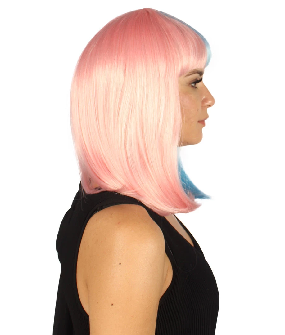 HPO Womens Two-tone Medium Bob Wig | Multiple Color Collection | Premium Breathable Capless Cap Women's Wigs 84 HPO Womens Two-tone Medium Bob Wig | Multiple Color Collection | Premium Breathable Capless Cap Women's Wigs