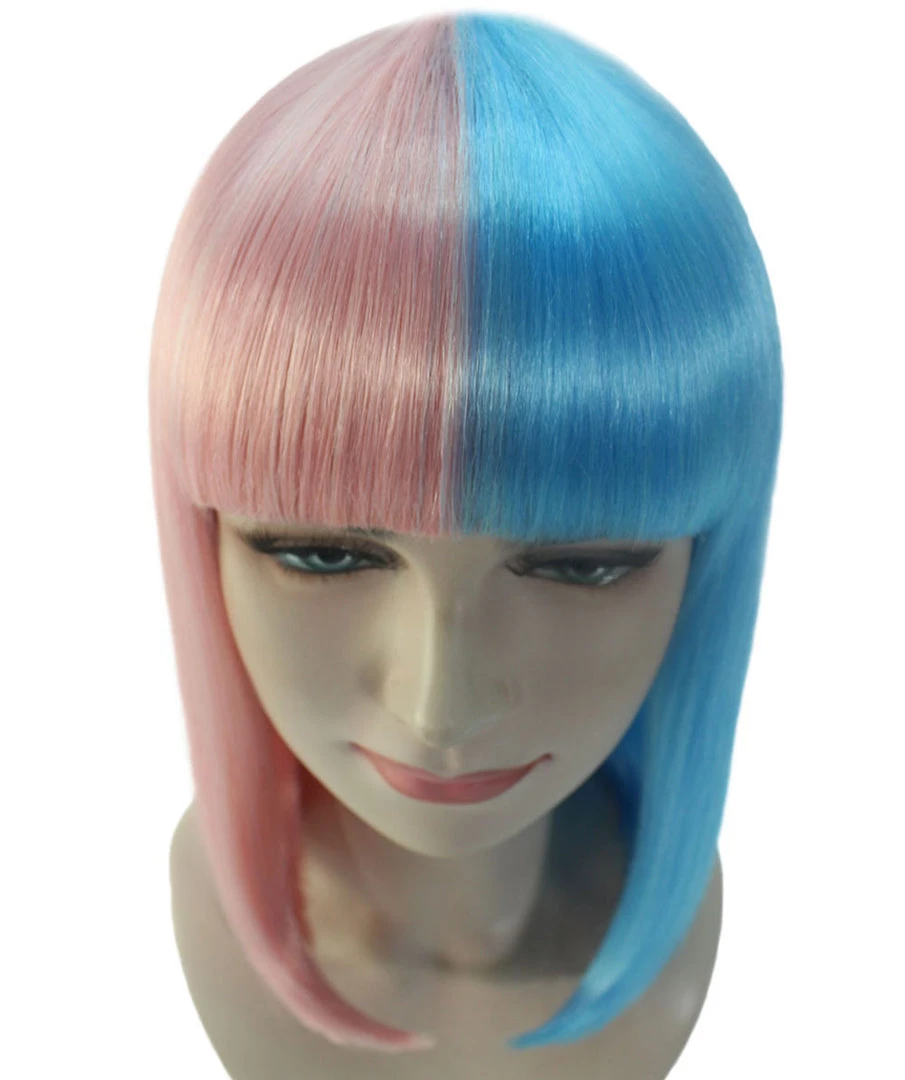 HPO Womens Two-tone Medium Bob Wig | Multiple Color Collection | Premium Breathable Capless Cap Women's Wigs 86 HPO Womens Two-tone Medium Bob Wig | Multiple Color Collection | Premium Breathable Capless Cap Women's Wigs