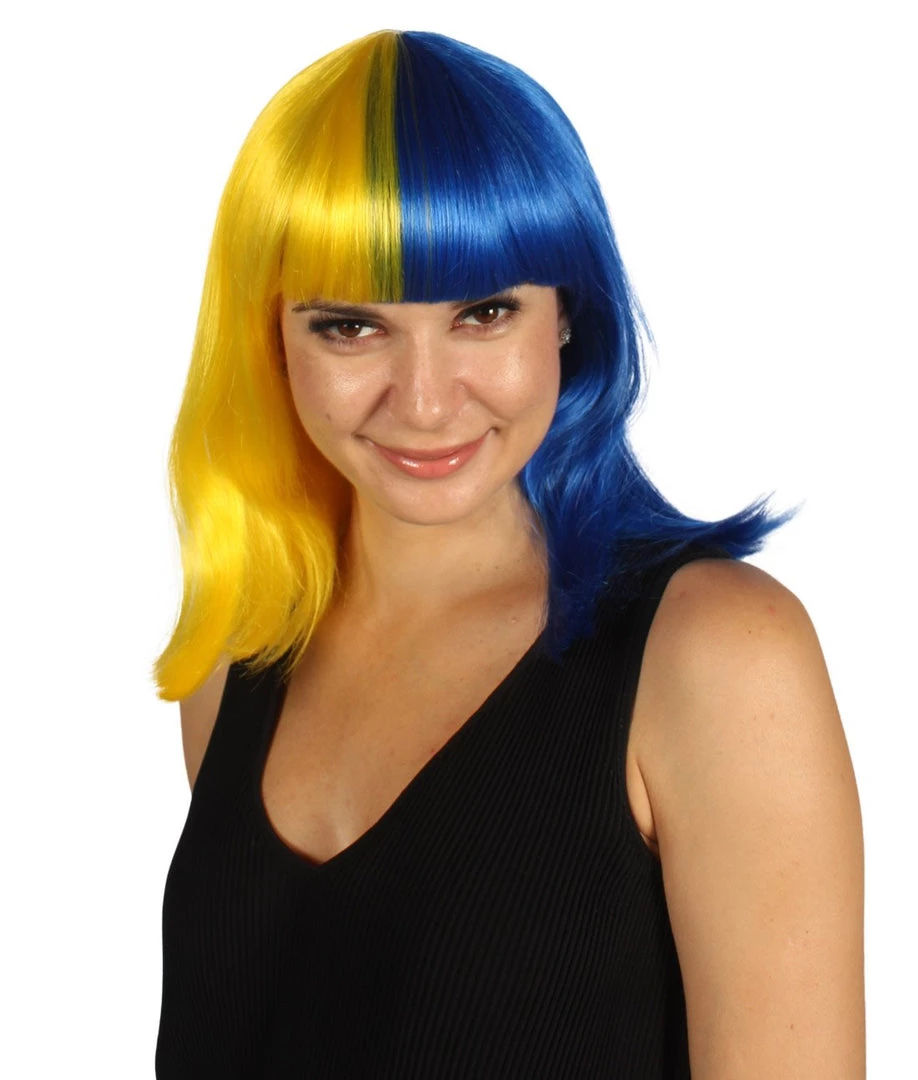 HPO Womens Two-tone Medium Bob Wig | Multiple Color Collection | Premium Breathable Capless Cap Women's Wigs 27 HPO Womens Two-tone Medium Bob Wig | Multiple Color Collection | Premium Breathable Capless Cap Women's Wigs