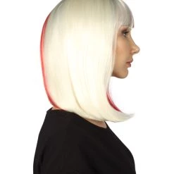 HPO Womens Two-tone Medium Bob Wig | Premium Breathable Capless Cap