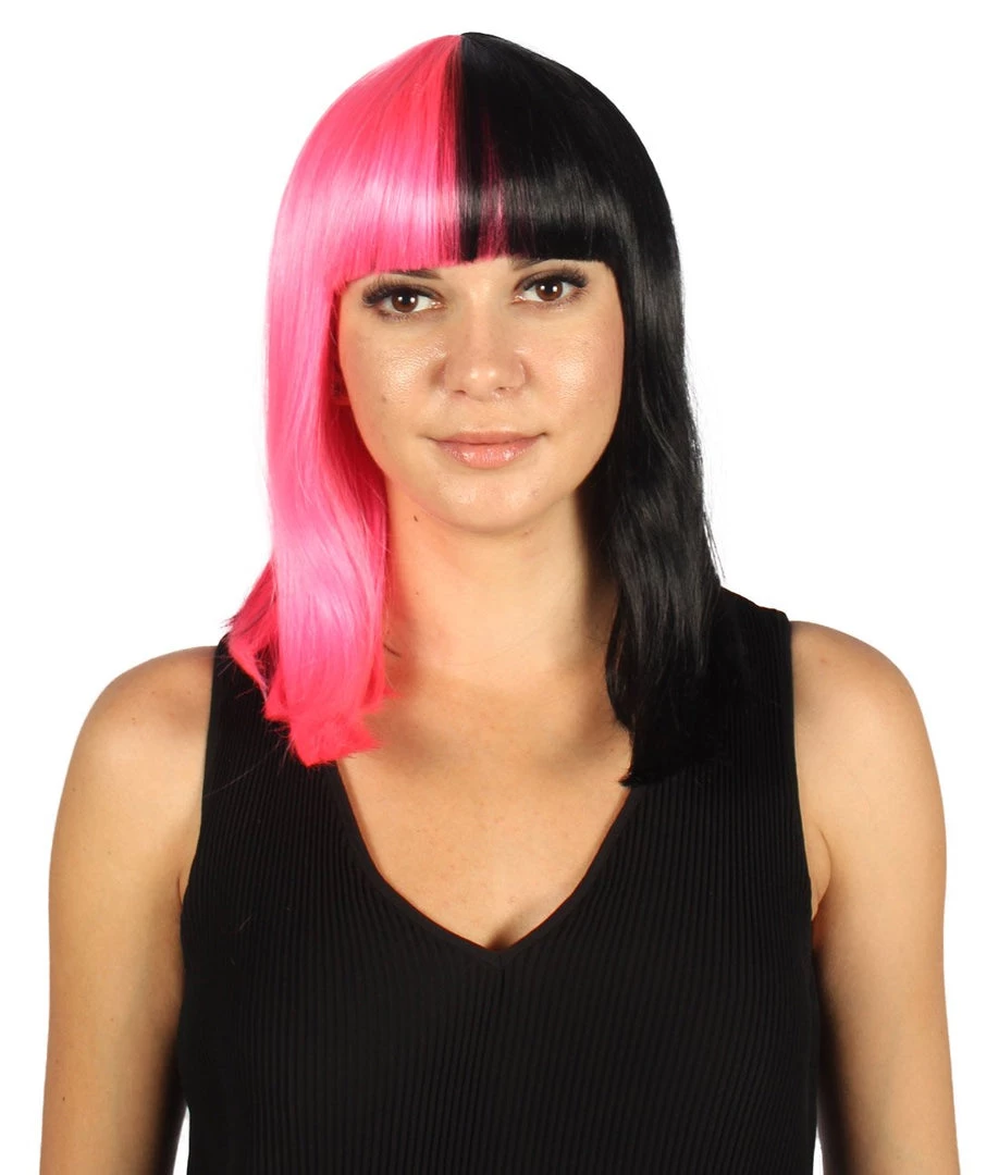 HPO Womens Two-tone Medium Bob Wig | Multiple Color Collection | Premium Breathable Capless Cap Women's Wigs 32 HPO Womens Two-tone Medium Bob Wig | Multiple Color Collection | Premium Breathable Capless Cap Women's Wigs