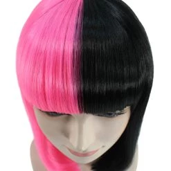 HPO Womens Two-tone Medium Bob Wig | Multiple Color Collection | Premium Breathable Capless Cap Women's Wigs 124 HPO Womens Two-tone Medium Bob Wig | Multiple Color Collection | Premium Breathable Capless Cap Women's Wigs