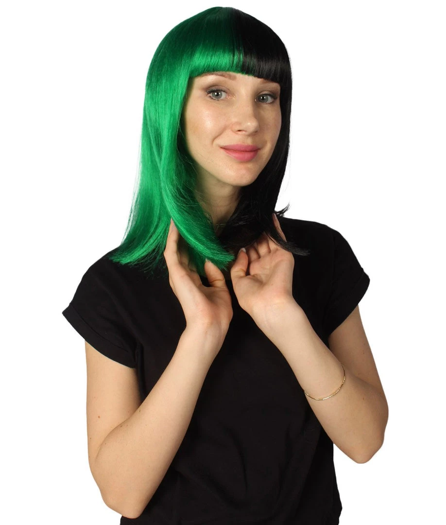 HPO Womens Two-tone Medium Bob Wig | Multiple Color Collection | Premium Breathable Capless Cap Women's Wigs 42 HPO Womens Two-tone Medium Bob Wig | Multiple Color Collection | Premium Breathable Capless Cap Women's Wigs