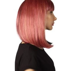 HPO Womens Two-tone Medium Bob Wig | Multiple Color Collection | Premium Breathable Capless Cap Women's Wigs 135 HPO Womens Two-tone Medium Bob Wig | Multiple Color Collection | Premium Breathable Capless Cap Women's Wigs