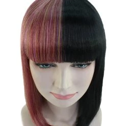 HPO Womens Two-tone Medium Bob Wig | Multiple Color Collection | Premium Breathable Capless Cap Women's Wigs 136 HPO Womens Two-tone Medium Bob Wig | Multiple Color Collection | Premium Breathable Capless Cap Women's Wigs