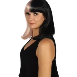 HPO Womens Two-tone Medium Bob Wig | Multiple Color Collection | Premium Breathable Capless Cap Women's Wigs 138 HPO Womens Two-tone Medium Bob Wig | Multiple Color Collection | Premium Breathable Capless Cap Women's Wigs