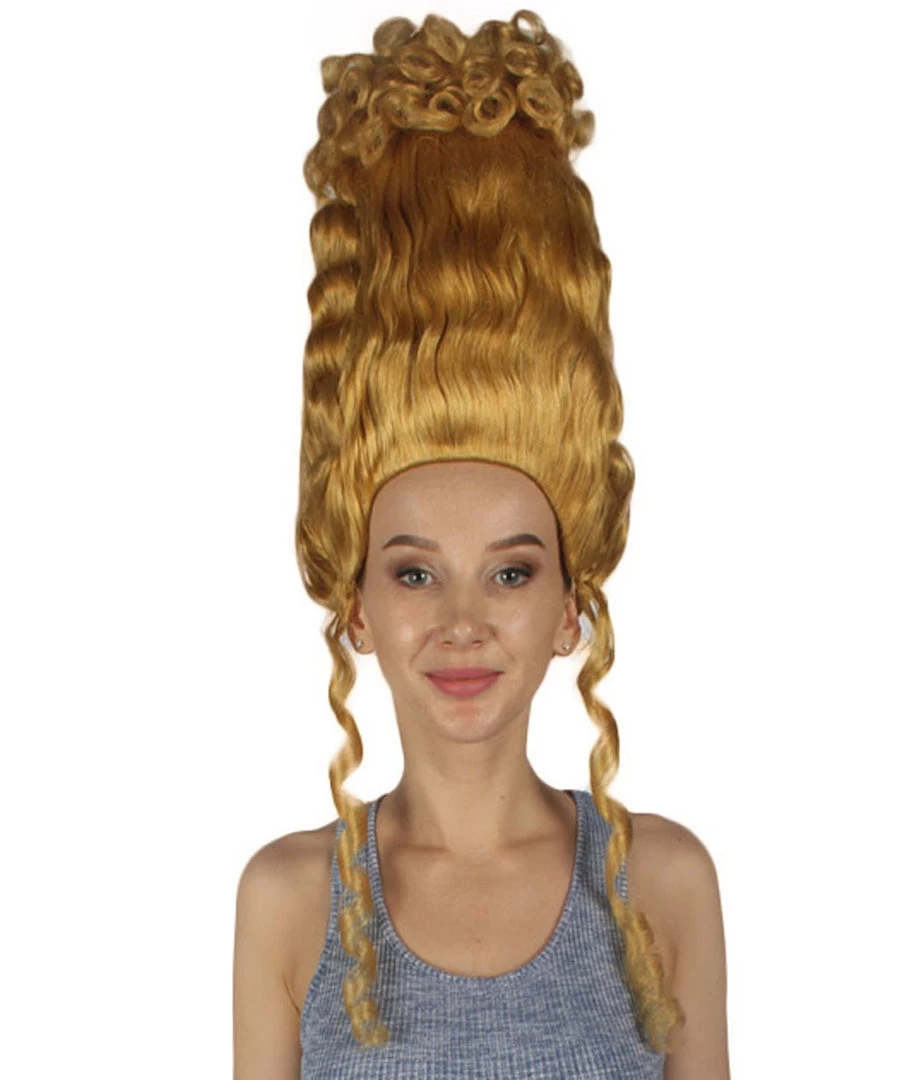 HPO Womens Marie Antoinette French Colonial Wig | Blonde Historical Wigs 1 HPO Womens Marie Antoinette French Colonial Wig | Blonde Historical Wigs