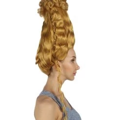 HPO Womens Marie Antoinette French Colonial Wig | Blonde Historical Wigs 13 HPO Womens Marie Antoinette French Colonial Wig | Blonde Historical Wigs