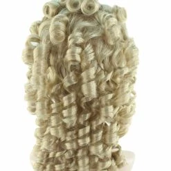 HPO Women's Womens Colonial Blonde Curly Wig | Historical Character Cosplay Halloween Wig | Premium Breathable Capless Cap 12 HPO Women's Womens Colonial Blonde Curly Wig | Historical Character Cosplay Halloween Wig | Premium Breathable Capless Cap