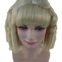 HPO French Colonial Curly Wig | Blonde Historical Wigs | Premium Breathable Capless Cap 17 HPO French Colonial Curly Wig | Blonde Historical Wigs | Premium Breathable Capless Cap