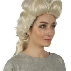 HPO Women's Colonial Curly Wigs | Blonde Halloween Wigs | Premium Breathable Capless Cap 14 HPO Women's Colonial Curly Wigs | Blonde Halloween Wigs | Premium Breathable Capless Cap