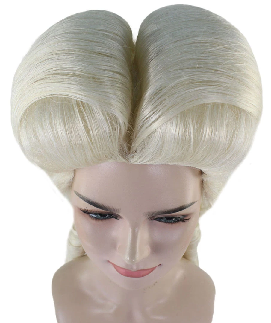 HPO Women's Colonial Curly Wigs | Blonde Halloween Wigs | Premium Breathable Capless Cap 7 HPO Women's Colonial Curly Wigs | Blonde Halloween Wigs | Premium Breathable Capless Cap