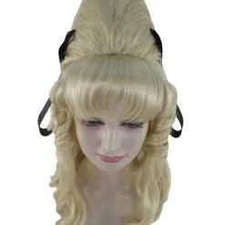 HPO Women's Womens Victorian Marie Antoinette Wig | Blonde Historical Wigs