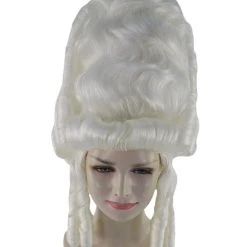 HPO Baroque Beauty | Historical Era 17th 18th Century Updo Wig | Multiple Colors | Premium Halloween Wig Women's