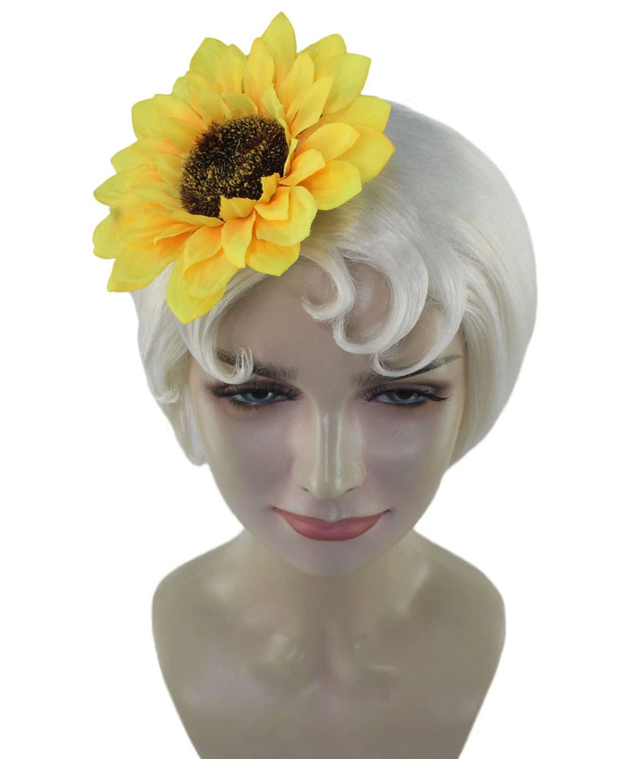 HPO Women's White Short Wig With Hair Clip Set | TV/Movie Wigs | Premium Breathable Capless Cap 7 HPO Women's White Short Wig With Hair Clip Set | TV/Movie Wigs | Premium Breathable Capless Cap