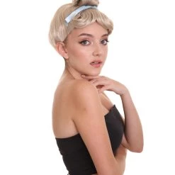 HPO Princess Womens Blonde Wig | Storybook & Fairytale Wigs | Premium Breathable Capless Cap Women's 12 HPO Princess Womens Blonde Wig | Storybook & Fairytale Wigs | Premium Breathable Capless Cap Women's