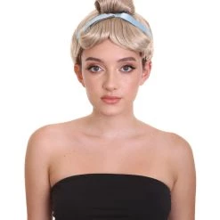 HPO Princess Womens Blonde Wig | Storybook & Fairytale Wigs | Premium Breathable Capless Cap Women's