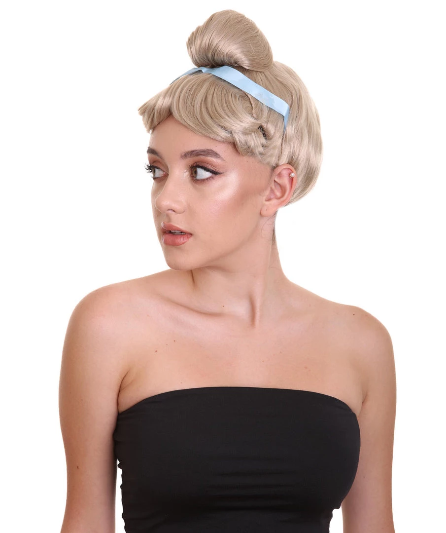 HPO Princess Womens Blonde Wig | Storybook & Fairytale Wigs | Premium Breathable Capless Cap Women's 3 HPO Princess Womens Blonde Wig | Storybook & Fairytale Wigs | Premium Breathable Capless Cap Women's