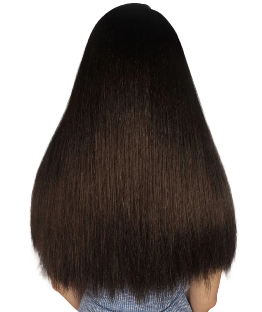 HPO Women's Womens Adult Princess Wig | Brown TV/Movie Wigs | Premium Breathable Capless Cap 3 HPO Women's Womens Adult Princess Wig | Brown TV/Movie Wigs | Premium Breathable Capless Cap