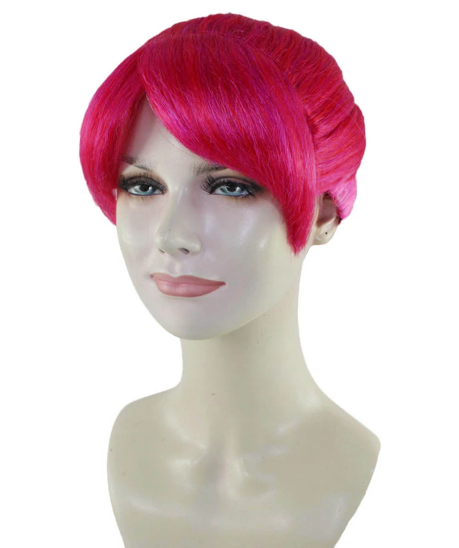 HPO Women's Womens Online Game Wig | Pink Video Game Wigs | Premium Breathable Capless Cap 2 HPO Women's Womens Online Game Wig | Pink Video Game Wigs | Premium Breathable Capless Cap