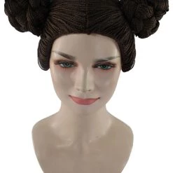 HPO Women's Womens Superhero Buns Wig | Brown TV/Movie Wigs | Premium Breathable Capless Cap 13 HPO Women's Womens Superhero Buns Wig | Brown TV/Movie Wigs | Premium Breathable Capless Cap