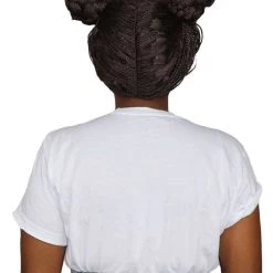 HPO Women's Womens Superhero Buns Wig | Brown TV/Movie Wigs | Premium Breathable Capless Cap 11 HPO Women's Womens Superhero Buns Wig | Brown TV/Movie Wigs | Premium Breathable Capless Cap