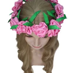 HPO Women's Long Wavy Wigs | Dark Blonde Cosplay Wigs | Premium Breathable Capless Cap