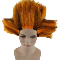 HPO Womens Musical Wigs | Pink & Black Animal Wigs | Premium Breathable Capless Cap Women's 26 HPO Womens Musical Wigs | Pink & Black Animal Wigs | Premium Breathable Capless Cap Women's