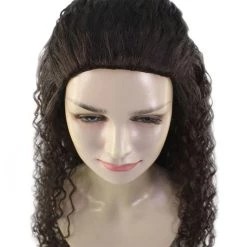 HPO Womens Adult Princess Curly Wig | Brown TV/Movie Wigs | Premium Breathable Capless Cap 13 HPO Womens Adult Princess Curly Wig | Brown TV/Movie Wigs | Premium Breathable Capless Cap