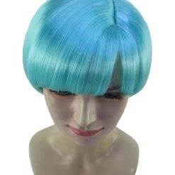 HPO Women's Anime Manga Womens Wig | Blue Cosplay TV/Movie Wigs | Premium Breathable Capless Cap 17 HPO Women's Anime Manga Womens Wig | Blue Cosplay TV/Movie Wigs | Premium Breathable Capless Cap
