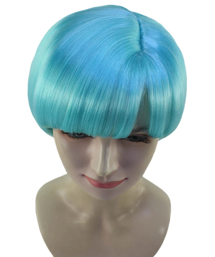 HPO Women's Anime Manga Womens Wig | Blue Cosplay TV/Movie Wigs | Premium Breathable Capless Cap 8 HPO Women's Anime Manga Womens Wig | Blue Cosplay TV/Movie Wigs | Premium Breathable Capless Cap