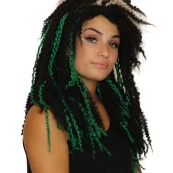 HPO Womens Zombie Swamp Queen Wig | Premium Breathable Capless Cap Women's