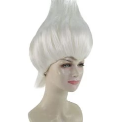 HPO Women's Womens Mermaid Witch Wig | White Storybook & Fairytale Wigs | Premium Breathable Capless Cap 14 HPO Women's Womens Mermaid Witch Wig | White Storybook & Fairytale Wigs | Premium Breathable Capless Cap