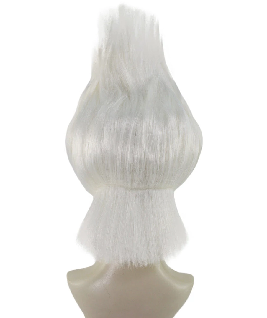 HPO Women's Womens Mermaid Witch Wig | White Storybook & Fairytale Wigs | Premium Breathable Capless Cap 4 HPO Women's Womens Mermaid Witch Wig | White Storybook & Fairytale Wigs | Premium Breathable Capless Cap