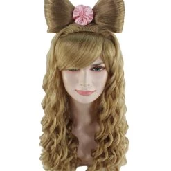 HPO Women's Womens Elegant Princess Wig | Blonde Princess Wigs | Premium Breathable Capless Cap 15 HPO Women's Womens Elegant Princess Wig | Blonde Princess Wigs | Premium Breathable Capless Cap