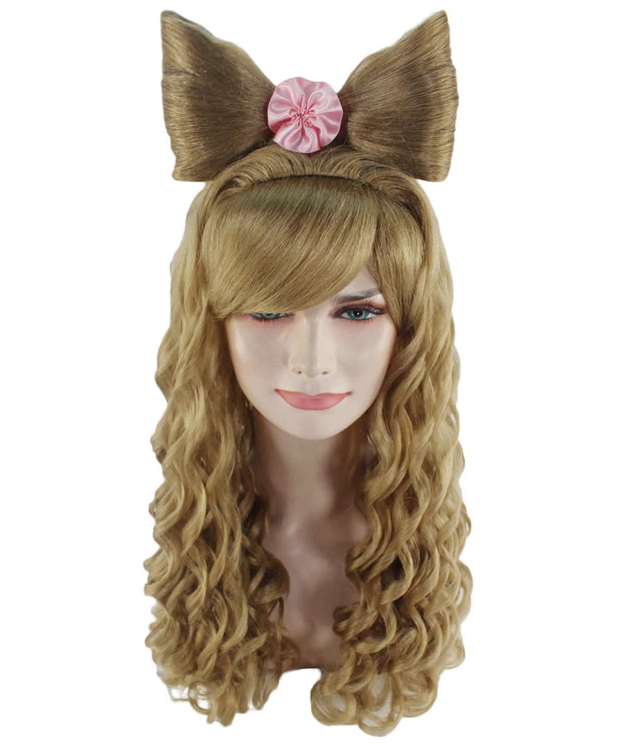 HPO Women's Womens Elegant Princess Wig | Blonde Princess Wigs | Premium Breathable Capless Cap 7 HPO Women's Womens Elegant Princess Wig | Blonde Princess Wigs | Premium Breathable Capless Cap