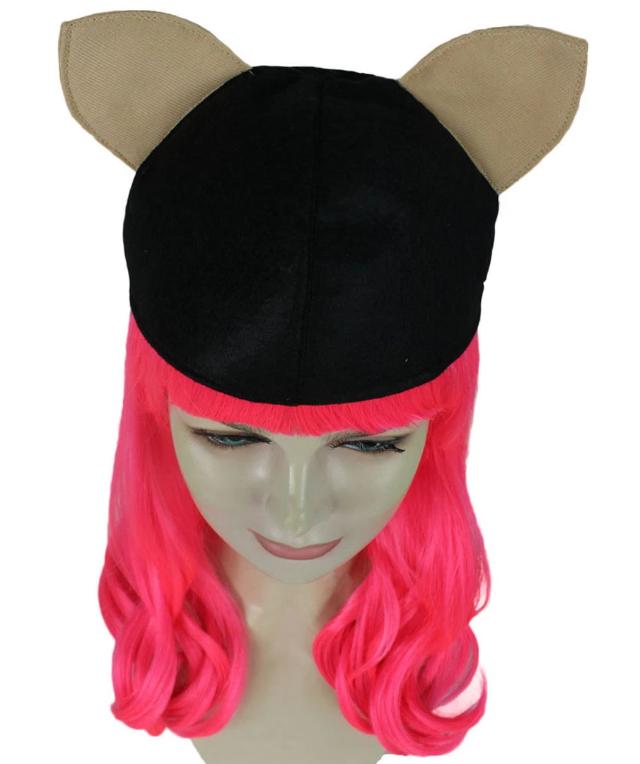 HPO Women's Womens Wolf Wig With Hat | Pink TV/Movie Wigs | Premium Breathable Capless Cap 7 HPO Women's Womens Wolf Wig With Hat | Pink TV/Movie Wigs | Premium Breathable Capless Cap