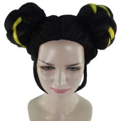 HPO Women's Womens Singer Bun Wigs Collection | Eurovision Song Contest | Celebrity Wigs | Premium Breathable Capless Cap