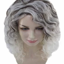 HPO Womens Fashion Highlight Wavy Wig | Grey & Black Fashion Wigs | Premium Breathable Capless Cap 15 HPO Womens Fashion Highlight Wavy Wig | Grey & Black Fashion Wigs | Premium Breathable Capless Cap