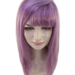 HPO Womens Purple Mixed Wig | Purple Fashion Wigs | Premium Breathable Capless Cap Women's 15 HPO Womens Purple Mixed Wig | Purple Fashion Wigs | Premium Breathable Capless Cap Women's