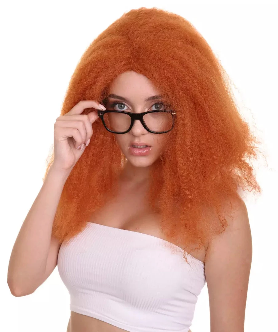 HPO Women's Womens TV Adult Wig | Orange TV/Movie Wigs | Premium Breathable Capless Cap 1 HPO Women's Womens TV Adult Wig | Orange TV/Movie Wigs | Premium Breathable Capless Cap
