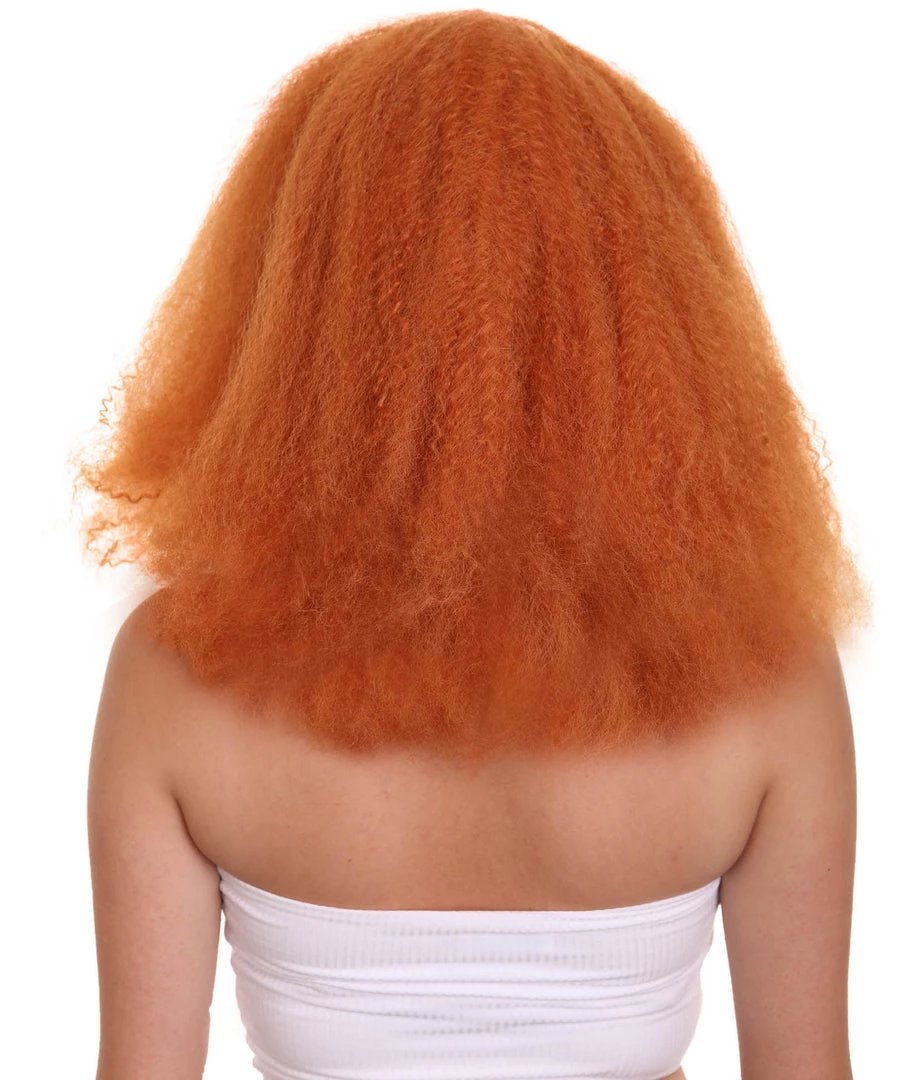 HPO Women's Womens TV Adult Wig | Orange TV/Movie Wigs | Premium Breathable Capless Cap 5 HPO Women's Womens TV Adult Wig | Orange TV/Movie Wigs | Premium Breathable Capless Cap