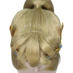 HPO Womens Fantasy Comic Cosplay Ponytail Wig | Gold TV/Movie Wigs | Premium Breathable Capless Cap Women's