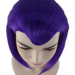 HPO Women's Womens Animation Wig | Purple TV/Movie Wigs | Premium Breathable Capless Cap