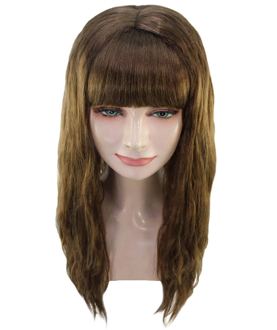 HPO Women's Womens Adult Drama Wig | Brown TV/Movie Wigs | Premium Breathable Capless Cap 7 HPO Women's Womens Adult Drama Wig | Brown TV/Movie Wigs | Premium Breathable Capless Cap