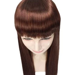 HPO Womens Long Bob Wig | Brown Bob Wigs | Premium Breathable Capless Cap Women's 15 HPO Womens Long Bob Wig | Brown Bob Wigs | Premium Breathable Capless Cap Women's